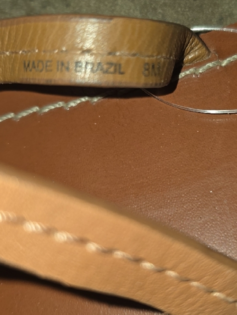 Tory Burch Miller Logo Sandals in Saddle Brown - Picture 10 of 10